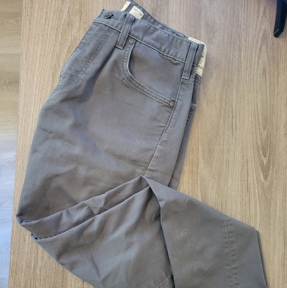 Mens patagonia grey pants 30x30 straight organic cotton soft